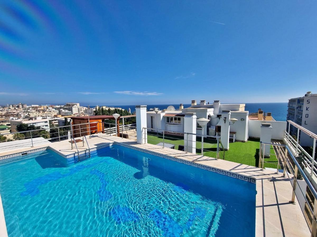Penthouse With Private Pool, Hot Tub Jacuzzi With Sea Views And Chill-Out Zone, Close To The Sea Marbella Exteriér fotografie